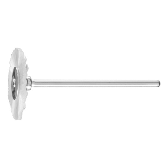 PFERD miniature round brush RBU diameter 22x2mm shaft 2.34mm fill 0.15 - Round shaft brush