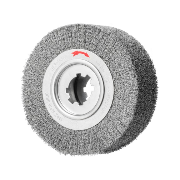 PFERD deburring brush unknotted RBU diameter 250x100x50.8 mm bore wire 0.35 - Round brush