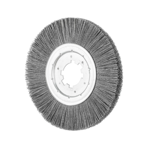 PFERD Rundbürste ungezopft RBU Durchmesser 250x15x50,8mm Bohrung 0,55mm Korn 120 - Rundbürste (Schleifborste)