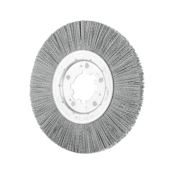 PFERD round brush unknotted RBU diameter 250x15x50.8mm bore 0.55mm grit 320 - Round brush (abrasive bristle)