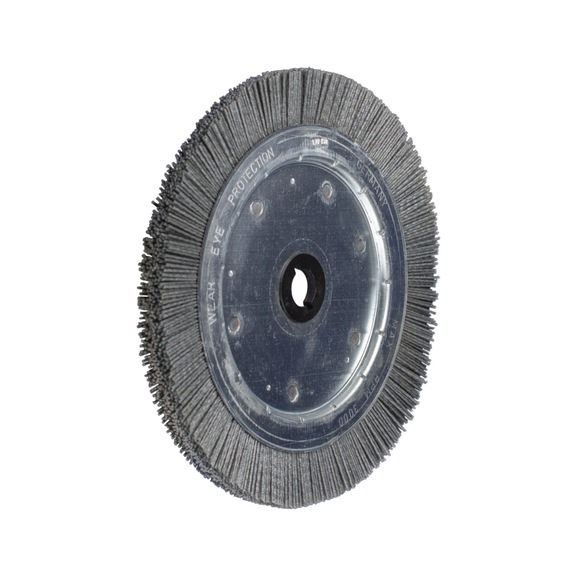 PFERD Wheel brush narrow unknotted RBU 250x16xVariable bore SiC 1.00mm grit 80 - Round brush (abrasive bristle)