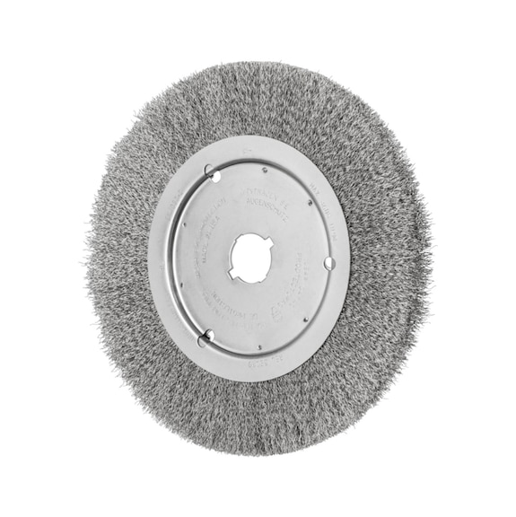 PFERD round brush narrow unknotted RBU 250x20xVariable bore wire 0.30mm - Round brush