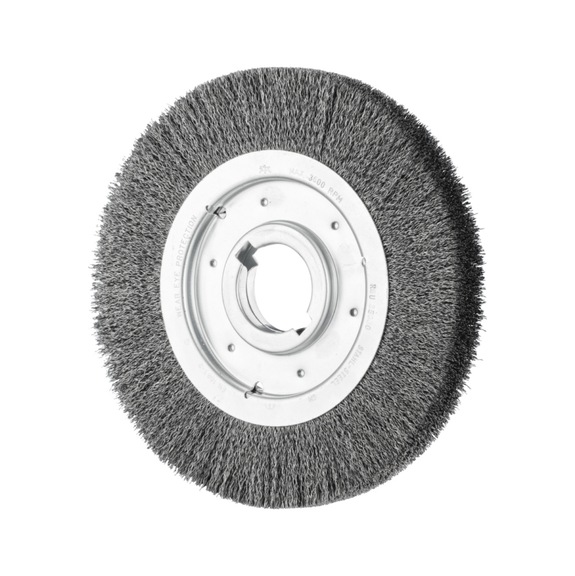 PFERD Rundbürste breit ungezopft RBU Durchmesser 250x30xVariable Bohrung, 0,30mm - Rundbürste