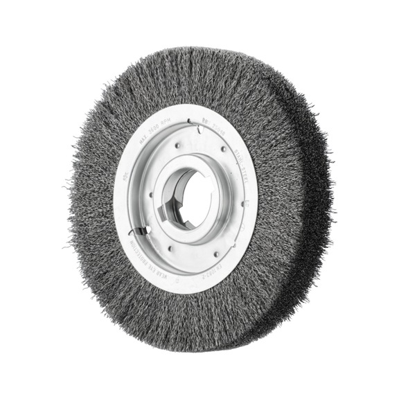 PFERD round brush wide unknotted RBU diameter 250x48xVariable bore, 0.30mm - Round brush