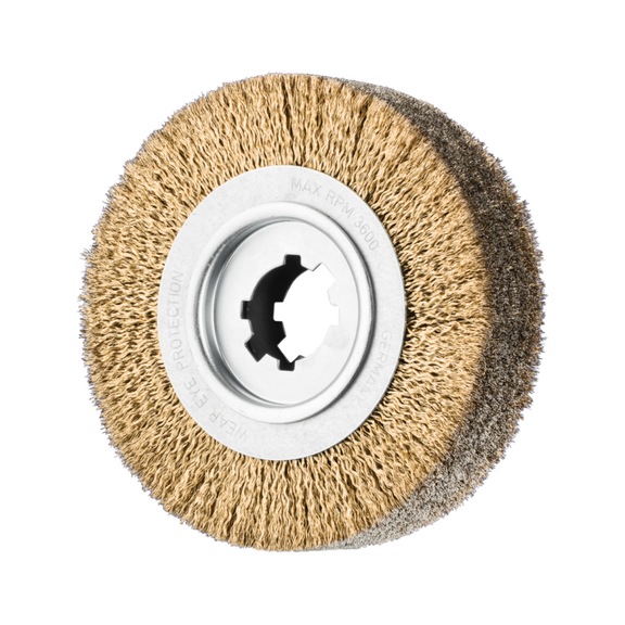 PFERD Entgratbürste ungezopft RBU Durchmesser 250x60x50,8mm Bohrung Draht 0,35mm - Rundbürste