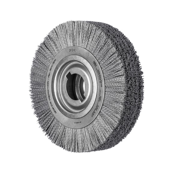 PFERD deburring brush unknotted RBU diameter 250x60x50.8 mm bore 1.10 mm - Round brush (abrasive bristle)