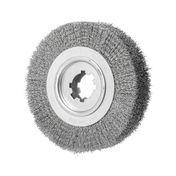 PFERD deburring brush unknotted RBU diameter 250x60x50.8mm bore wire 0.50mm - Round brush