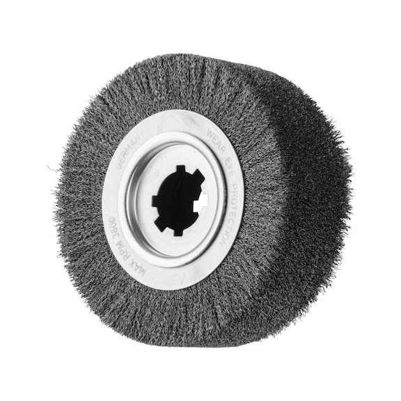 PFERD Entgratbürste ungezopft RBU Durchmesser 250x80x50,8mm Bohrung Draht 0,35mm - Rundbürste