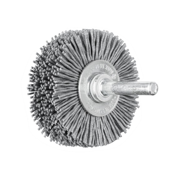 PFERD Rundbürste ungezopft RBU Durchmesser 50x15mm Schaft 6mm SiC 0,90 Korn 180 - Schaft-Rundbürste