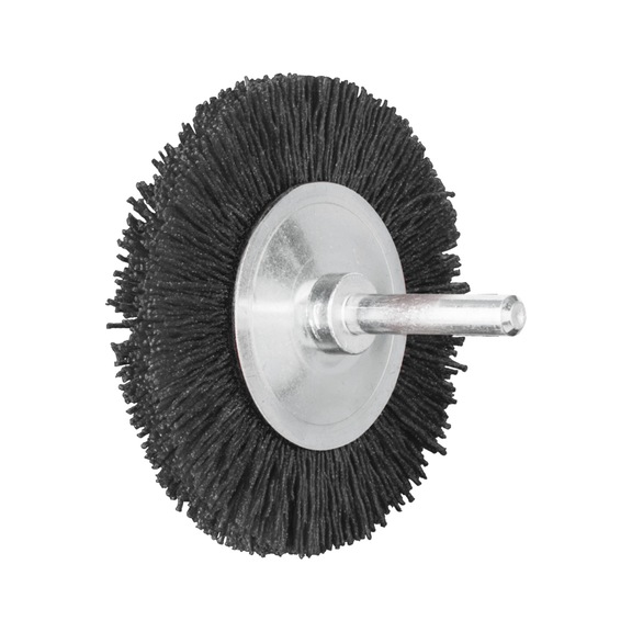 PFERD round brush unknotted RBU diameter 70x8mm, 6mm, ceramic filament 0.55mm - Round shaft brush