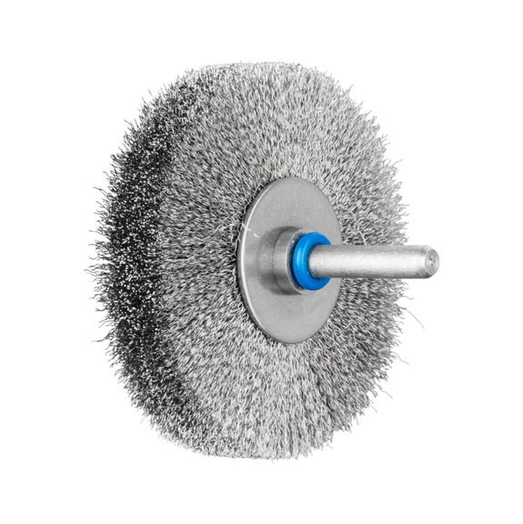 PFERD INOX-TOTAL round brush unknotted RBUIT diameter 70x15 mm wire 0.15 - Round shaft brush