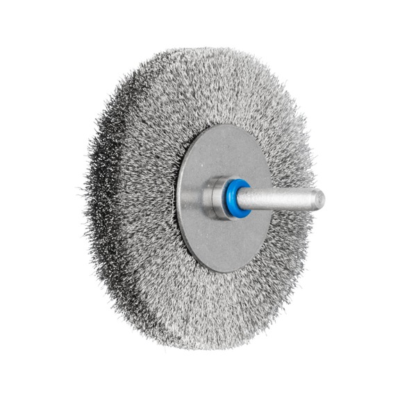 PFERD INOX-TOTAL round brush unknotted RBUIT diameter 80x15 mm wire 0.15 - Round shaft brush