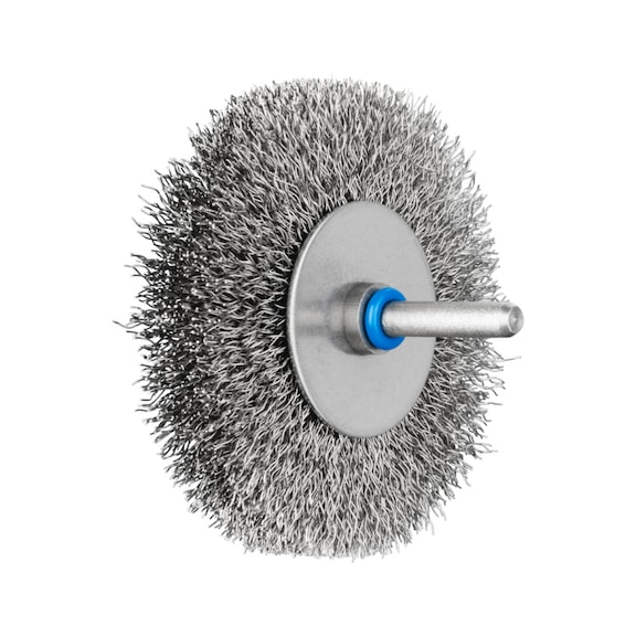 PFERD INOX-TOTAL round brush unknotted RBUIT diameter 80x15 mm wire 0.30 - Round shaft brush