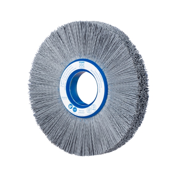 PFERD COMPOSITE FLEX Wheel Brush RBUP Diameter 200x25x50.8 mm 0.55 mm Grit 320 - Round brush (abrasive bristle)
