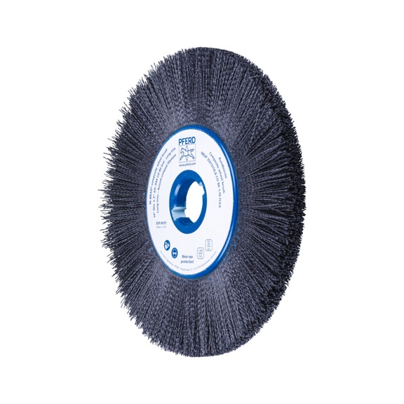 PFERD COMPOSITE FLEX Wheel Brush RBUP Diameter 350x13x50.8 mm 1.10mm Grit 80 - Round brush (abrasive bristle)