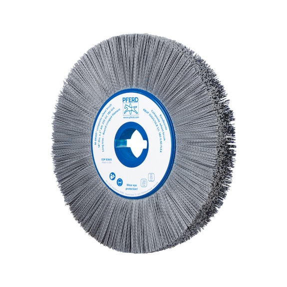 PFERD COMPOSITE FLEX Wheel Brush RBUP Diameter 350x25x50.8 mm 0.90mm Grit 180 - Round brush (abrasive bristle)