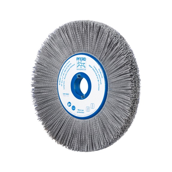 PFERD COMPOSITE FLEX Wheel Brush RBUP Diameter 350x25x50.8 mm 1.10mm Grit 80 - Round brush (abrasive bristle)