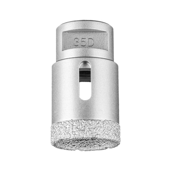 PFERD Diamant-Trockenbohrer DCD FL 35 mm M14 PSF für Fliesen Winkelschleifer - Schleifwerkzeug aus Schleifmittel auf Unterlage