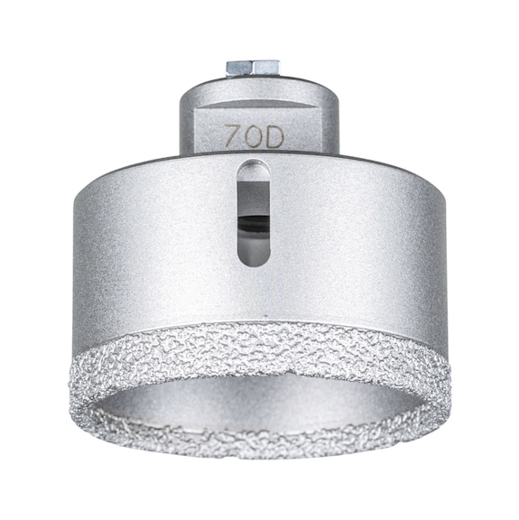 PFERD diamond dry drill DCD FL 70 mm M14 PSF for tiles angle grinder - Abrasive tool made of abrasive on a base