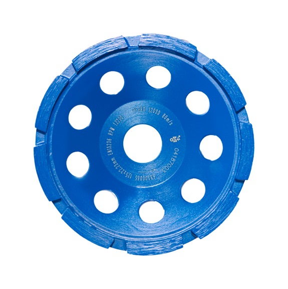 PFERD diamond disc DCW 1R PSF 125x6x22.23 mm for levelling concrete screed - Abrasive tool made of abrasive on a base