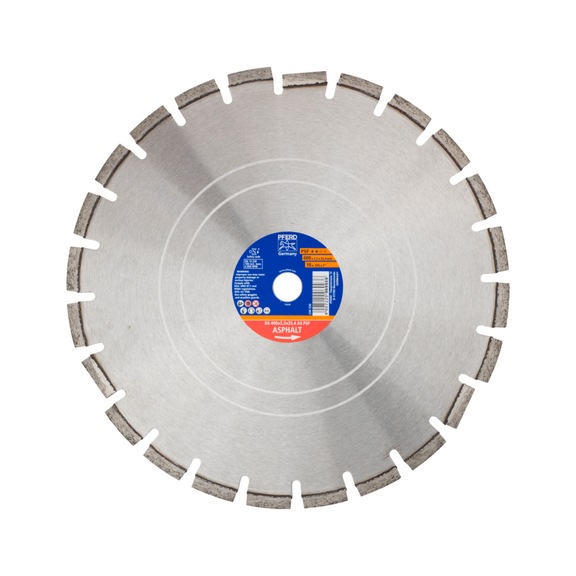 PFERD diamond cutting blade DS 400x3.2x25.4 mm PSF fast cutting of asphalt - Grinding tool with diamond or boron nitride with bore