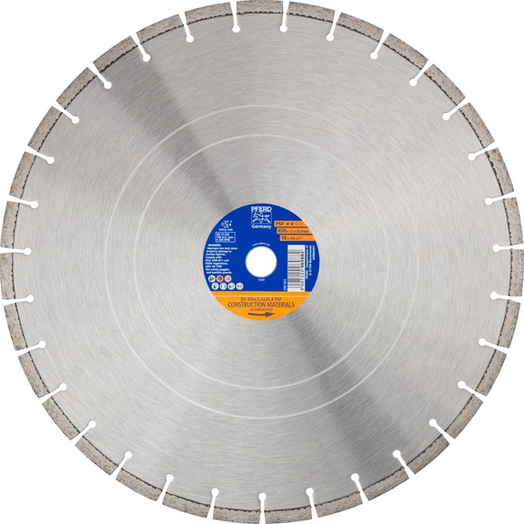 PFERD diamond cutting blade DS 450x3.2x25.4mm PSF for fast cutting of stone - Grinding tool with diamond or boron nitride with bore