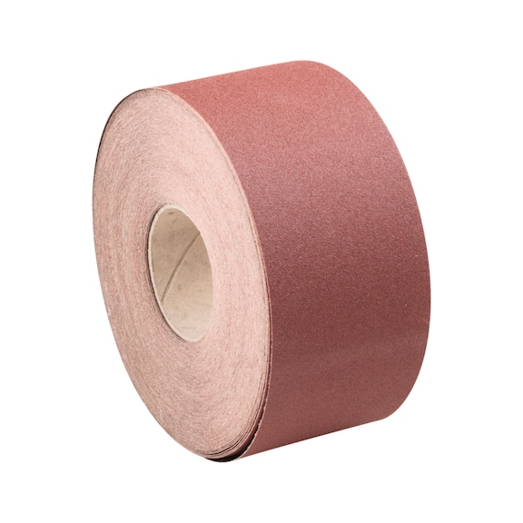 PFERD corundum abrasive belt roll fabric SBR width 100mm x length 50m A100 - Abrasive tool made of abrasive on a base