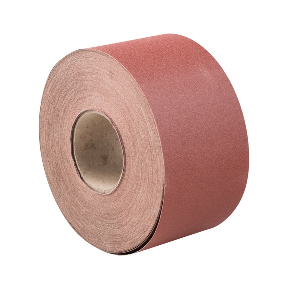 PFERD corundum abrasive belt roll fabric SBR width 100mm x length 50m A120 - Abrasive tool made of abrasive on a base