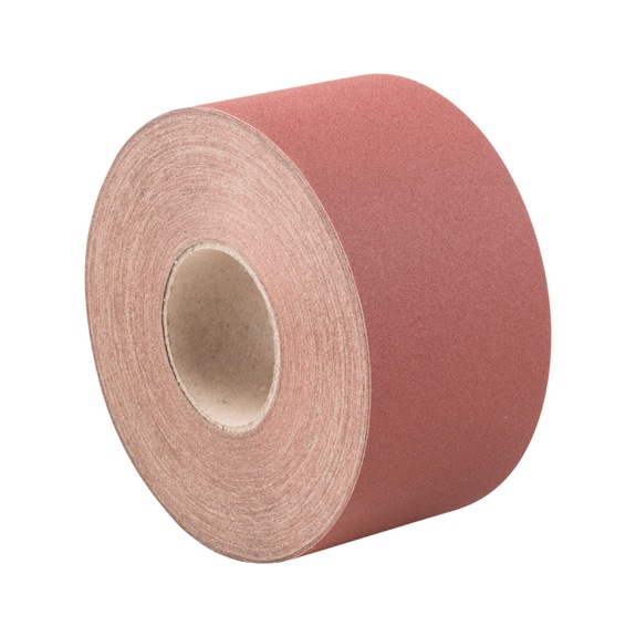 PFERD corundum abrasive belt roll fabric SBR width 100mm x length 50m A150 - Abrasive tool made of abrasive on a base