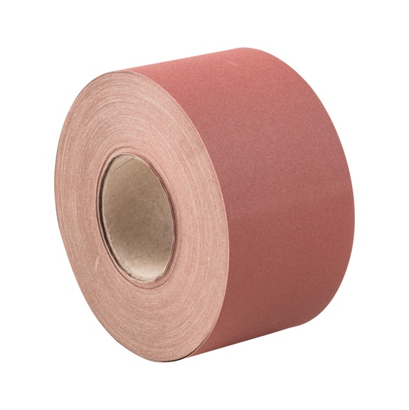PFERD corundum abrasive belt roll fabric SBR width 100mm x length 50m A180 - Abrasive tool made of abrasive on a base