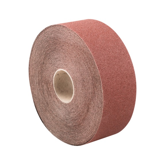PFERD corundum abrasive belt roll fabric SBR width 100mm x length 50m A40 universal - Abrasive tool made of abrasive on a base