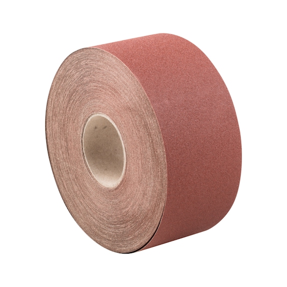PFERD corundum abrasive belt roll fabric SBR width 100mm x length 50m A60 universal - Abrasive tool made of abrasive on a base