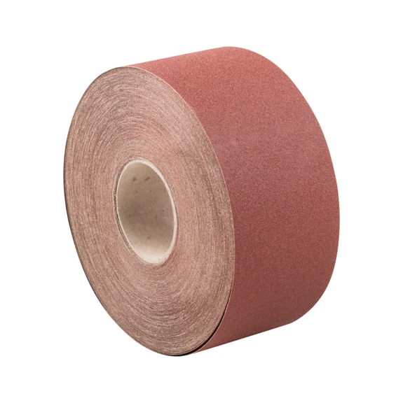 PFERD corundum abrasive belt roll fabric SBR width 100mm x length 50m A80 universal - Abrasive tool made of abrasive on a base