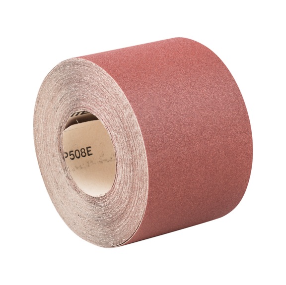 PFERD corundum sanding belt roll paper SBR-P width 115mm x length 25m A100 - Abrasive tool made of abrasive on a base