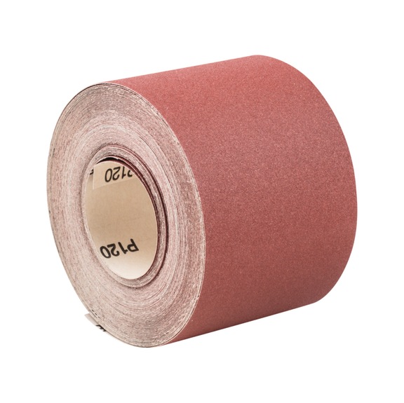 PFERD corundum sanding belt roll paper SBR-P width 115mm x length 25m A120 - Abrasive tool made of abrasive on a base