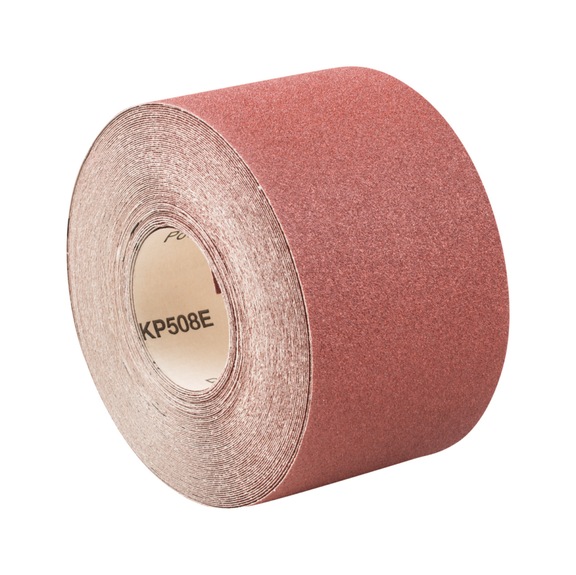 PFERD corundum abrasive belt roll paper SBR-P width 115 mm x length 25m A60 - Abrasive tool made of abrasive on a base