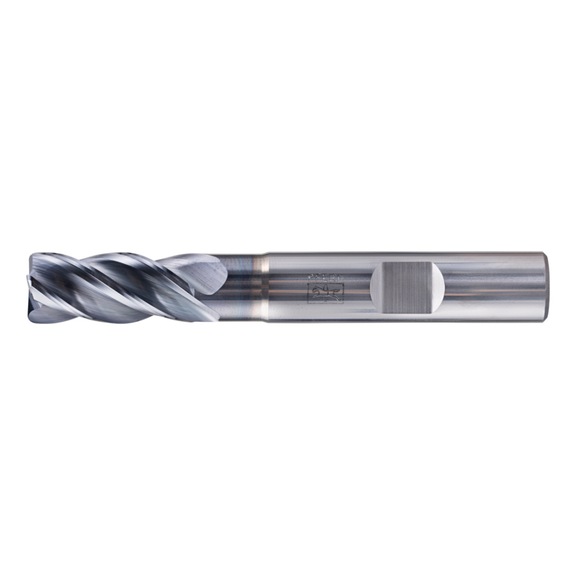 PFERD VHM Eckfr&auml;ser lang 4 Schneiden Durchmesser 10 mm Radius 2,0 mm TiAlN Schaft HB - Schaftfr&auml;ser (nicht l&ouml;sbare Schneiden)