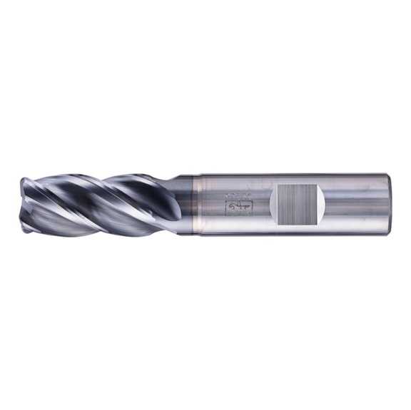 PFERD VHM Eckfr&auml;ser lang 4 Schneiden Durchmesser 16 mm Radius 2,0 mm TiAlN Schaft HB - Schaftfr&auml;ser (nicht l&ouml;sbare Schneiden)
