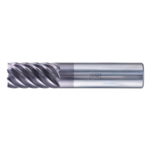 Solid carbide corner milling cutter, long, 8 cutting edges, diameter 20 mm, sharp, TiAlN shank, HA - End mills (non-indexable cutting edges