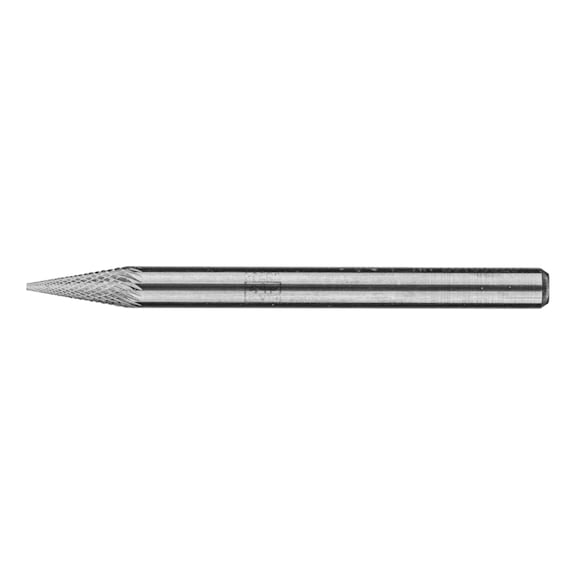 PFERD carbide burr MICRO pointed taper SKM diameter 03x07 mm shank 3 mm - Rotor milling cutter