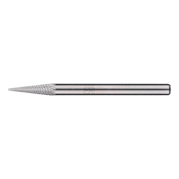 PFERD carbide burr MICRO pointed taper SKM diameter 03x11 mm shank 3 mm - Rotor milling cutter