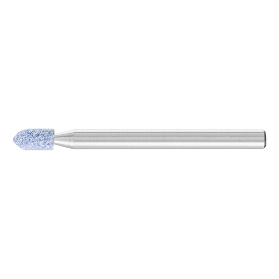PFERD TOUGH mounted point pointed arc diameter 3x6 mm shank 3 mm CO80 - Mounted point and mounted point with threaded insert