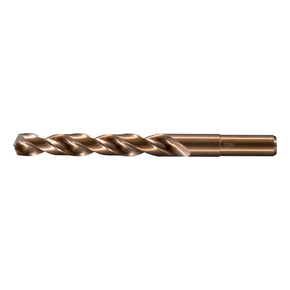 PFERD twist drill INOX diameter 14.0 mm HSS-E Co5 N DIN 338 135 degrees - Solid drill (non-detachable cutting edges)