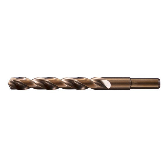 PFERD twist drill INOX diameter 15.5 mm HSS-E Co5 N DIN 338 135 degrees - Solid drill (non-detachable cutting edges)