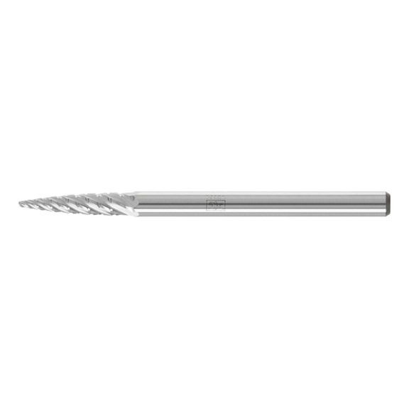 PFERD carbide burr pointed bend SPG diameter 03x13 mm shank 3 mm - Rotor milling cutter