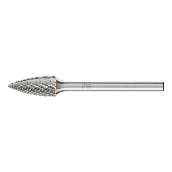 PFERD carbide burr pointed bend SPG diameter 06x13 mm shank 3 mm Z4 - Rotor milling cutter