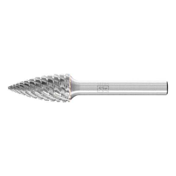 PFERD carbide burr pointed bend SPG diameter 06x18 mm shank 6 mm - Rotor milling cutter