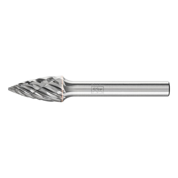 PFERD carbide burr CAST pointed bend SPG diameter 10x20mm shank 6 mm - Rotor milling cutter