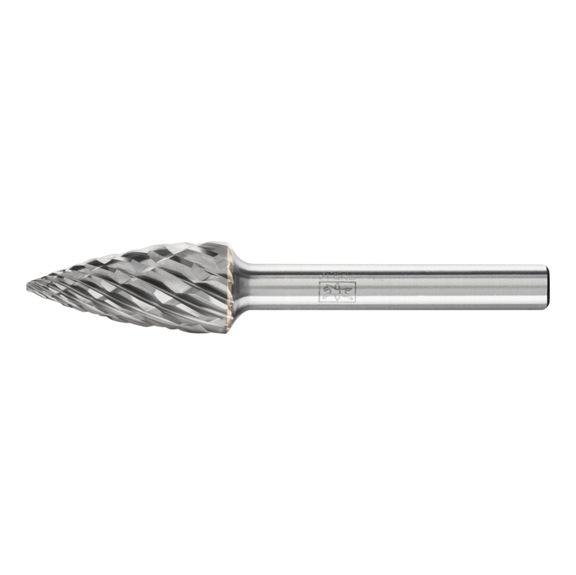 PFERD carbide burr CAST pointed bend SPG diameter 12x25 mm shank 6 mm - Rotor milling cutter