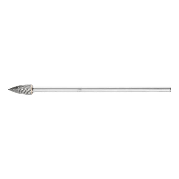 PFERD carbide burr pointed bend SPG diameter 12x25mm shank 6x150mm Z3P - Rotor milling cutter